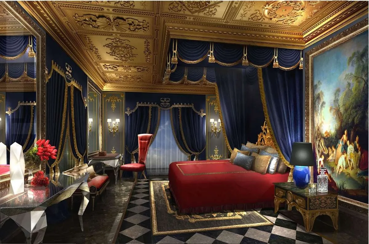 the 13 hotel bedroom