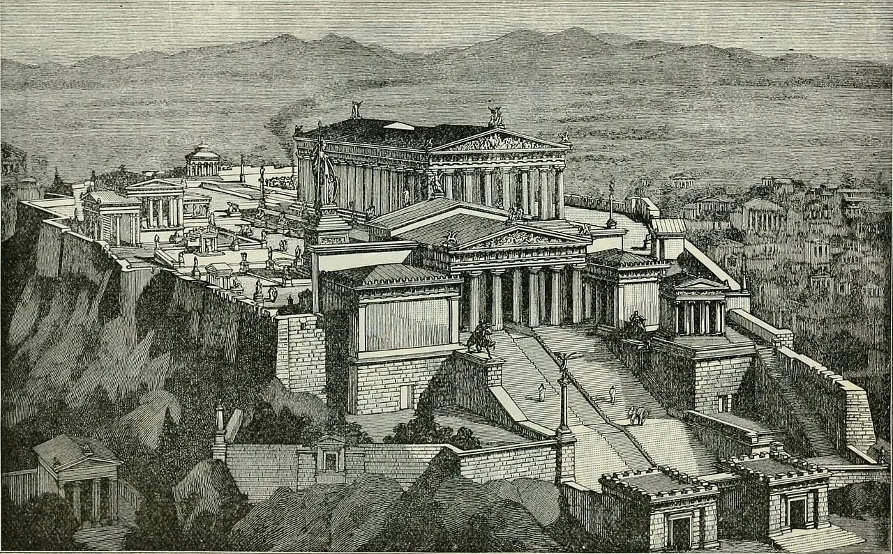 ancient image of acropolis