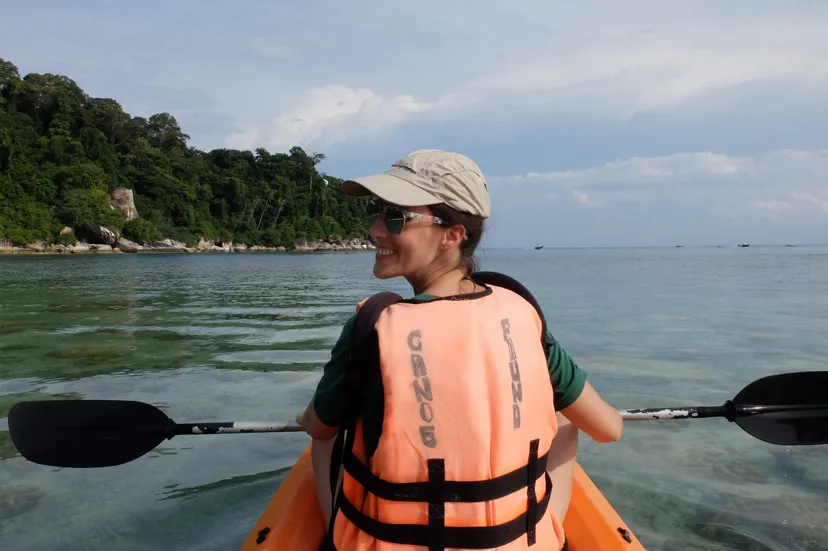 Kayaking Perhentin