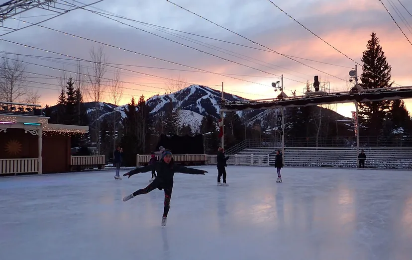 Ice skating