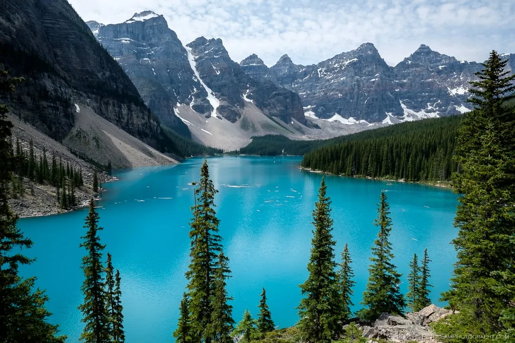The valley of ten peaks in Canada