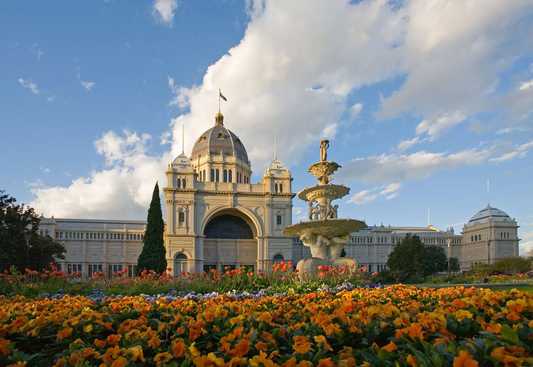 Royal exhibition building garden