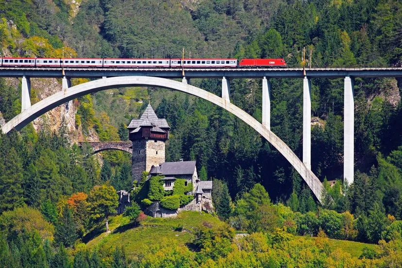 Beautiful View of the Railway