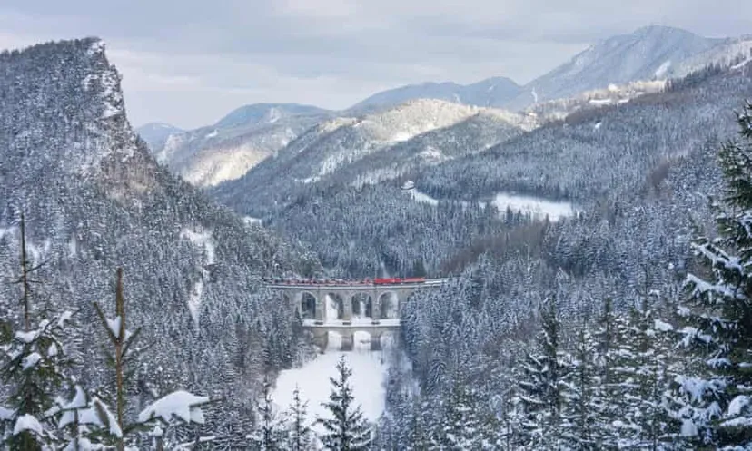 Snow Filled Railway