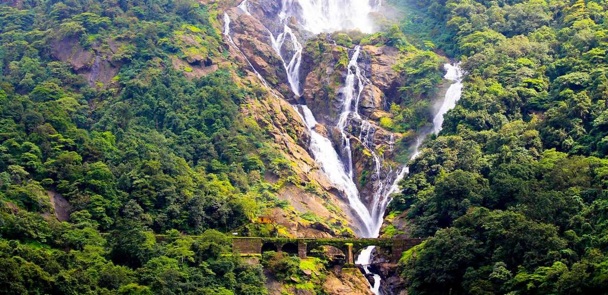 Dudhsagar Waterfalls - Tourist Places in India