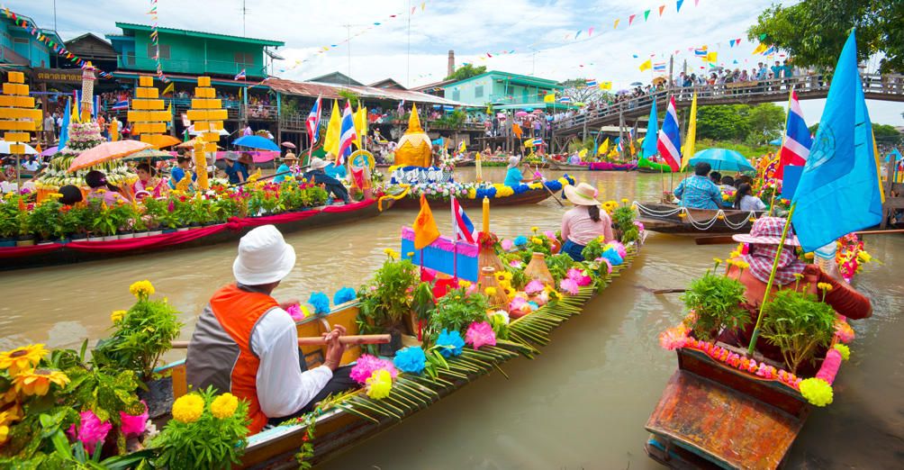 Floating Market - Attractions in Bangkok