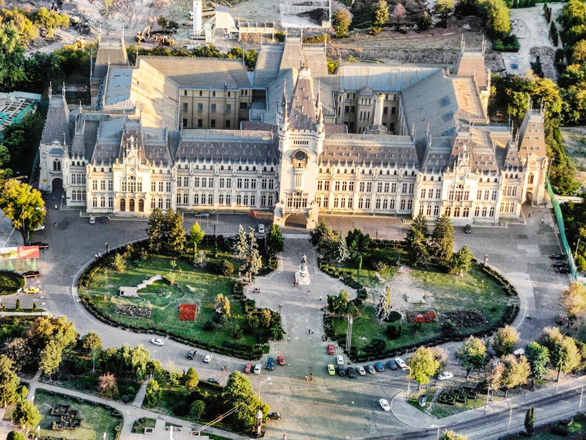 Palace of Culture in Romania