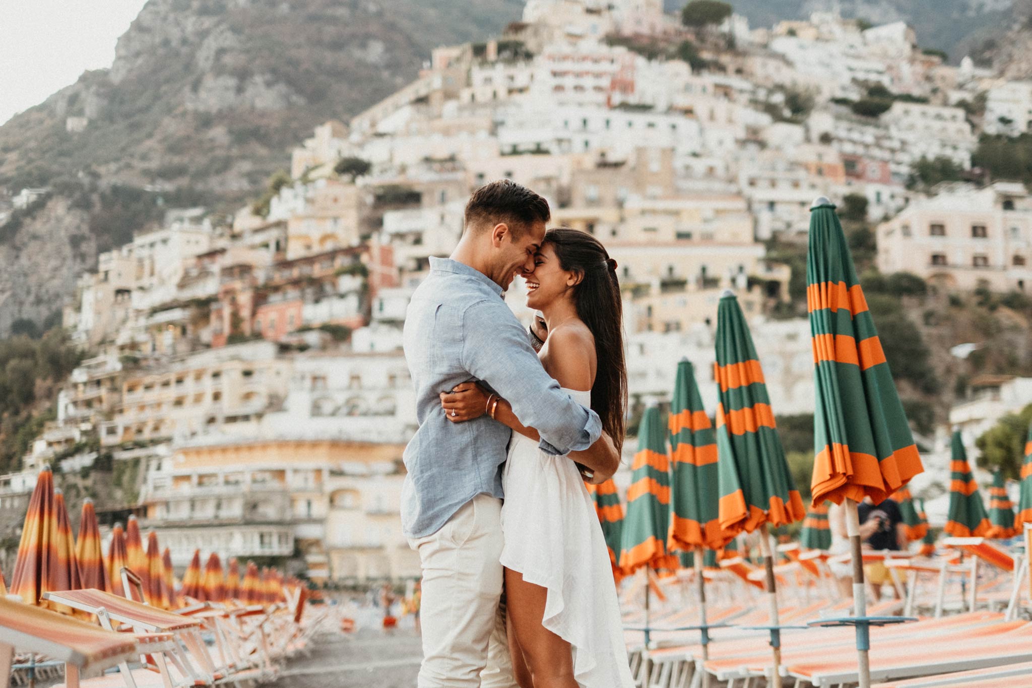 Couples at Amalfi Coast of Italy