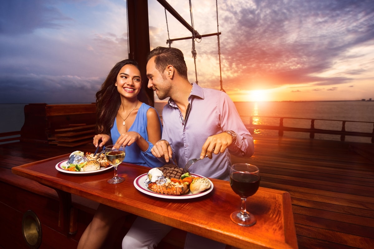 Enjoy Romantic Lobster Dinner Cruise in Cancun
