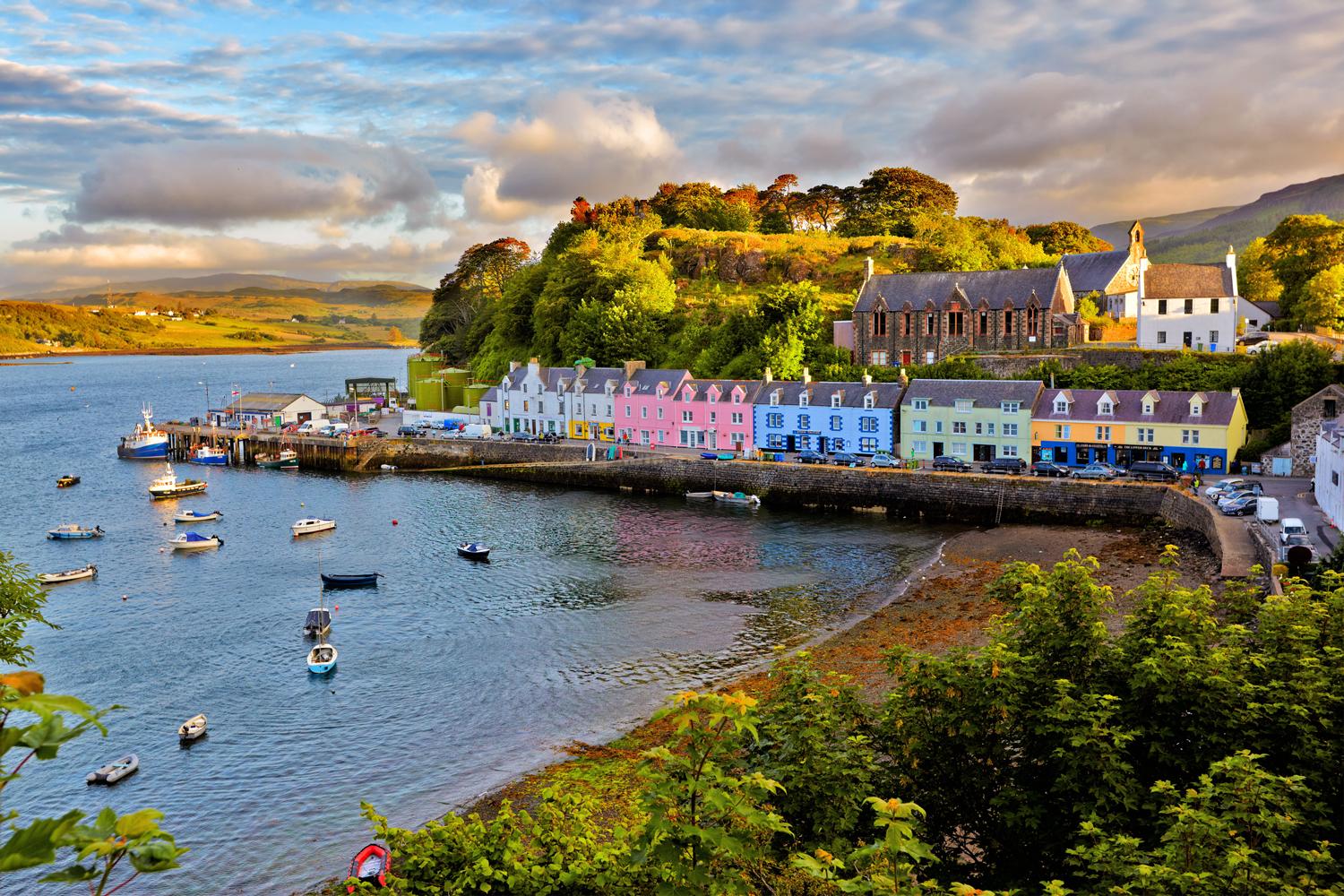 Town of Portree, Isle of Skye