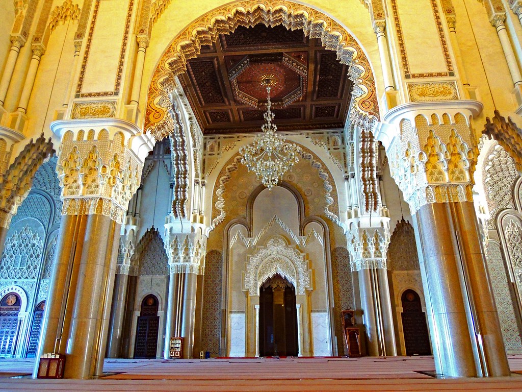Inner View of Hassan II Mosque
