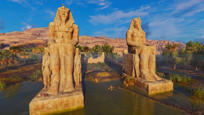 Featured- Singing Colossi of Memnon, Egypt