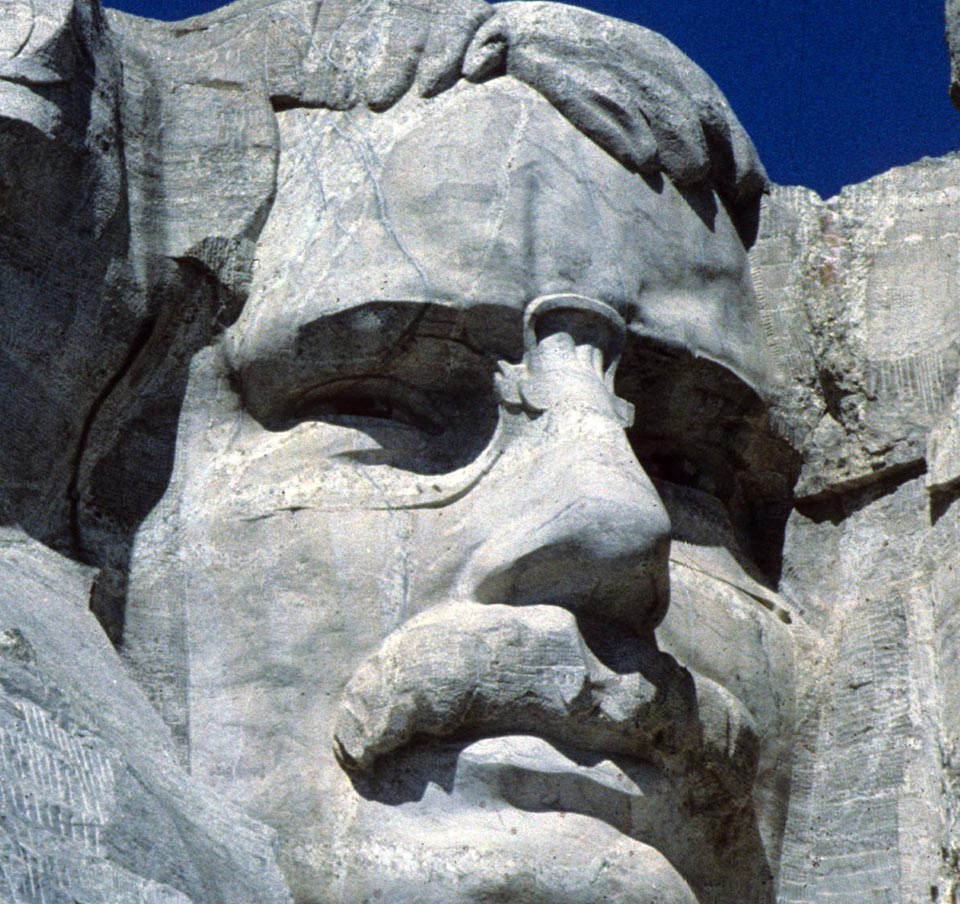 Carving of Theodore Roosevelt