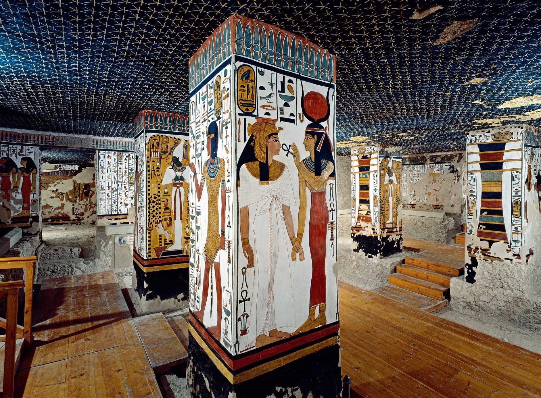 The tomb of Nefertari at the Valley of Queens