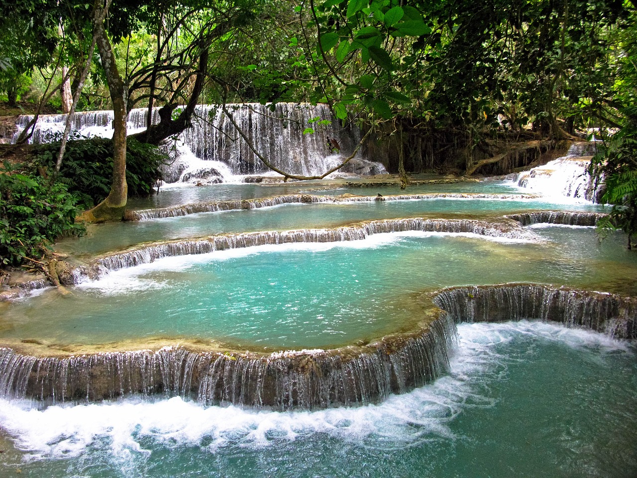 Waterfall, Lunag Prabang