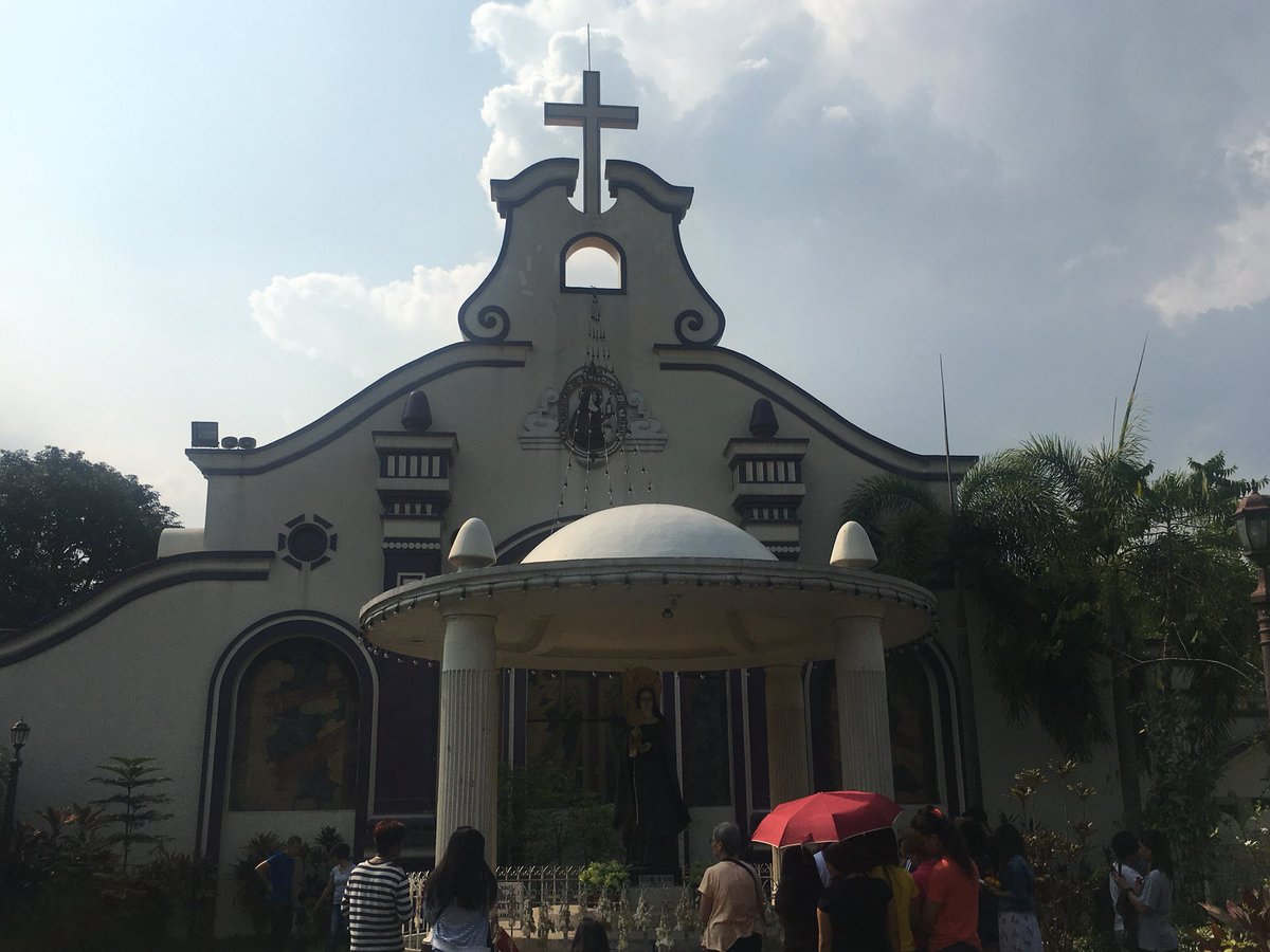 Colored eggs offering at Monasterio de Santa Clara, Quezon City