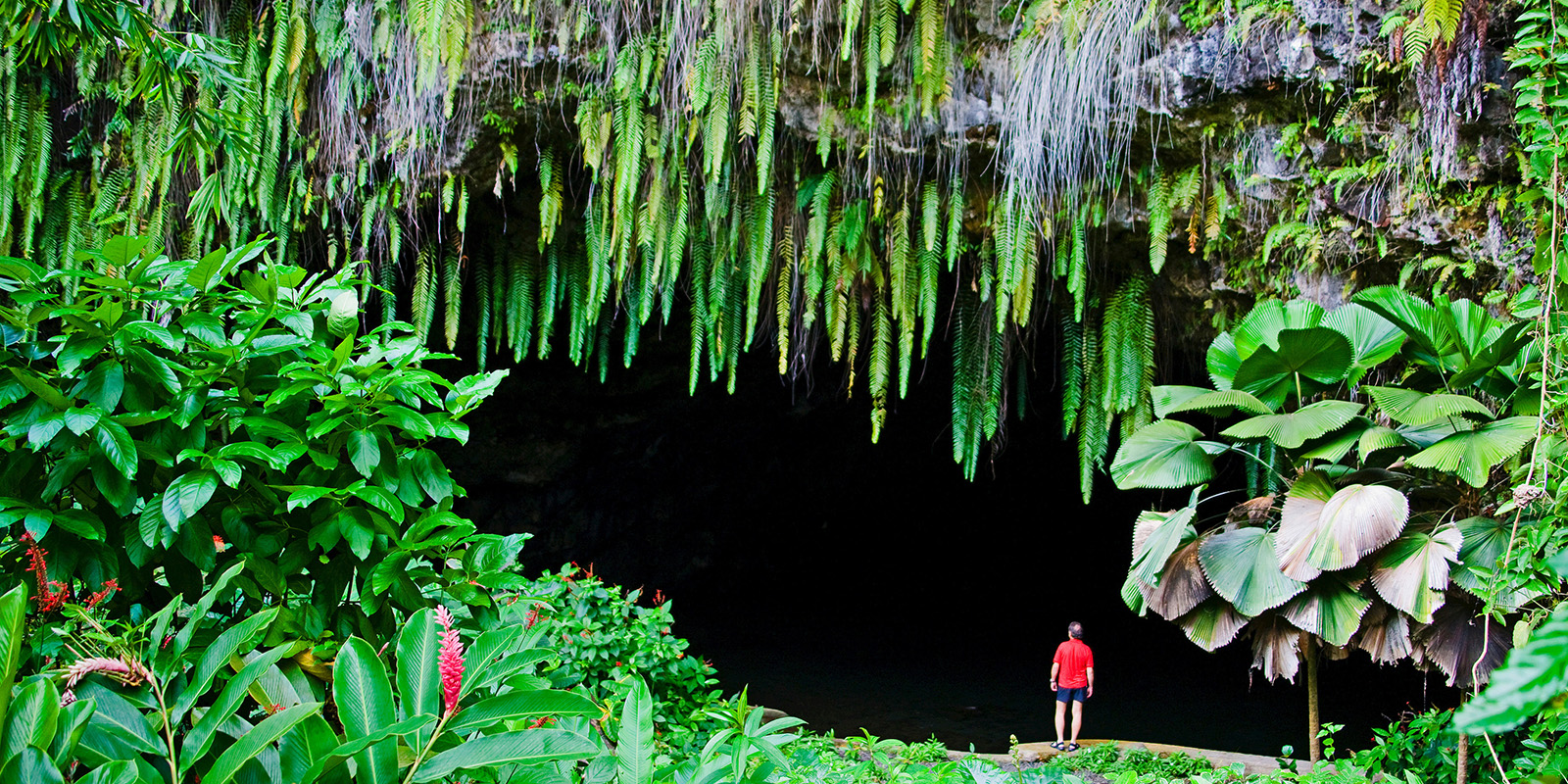 Mara'a Grotto , French Polynesia