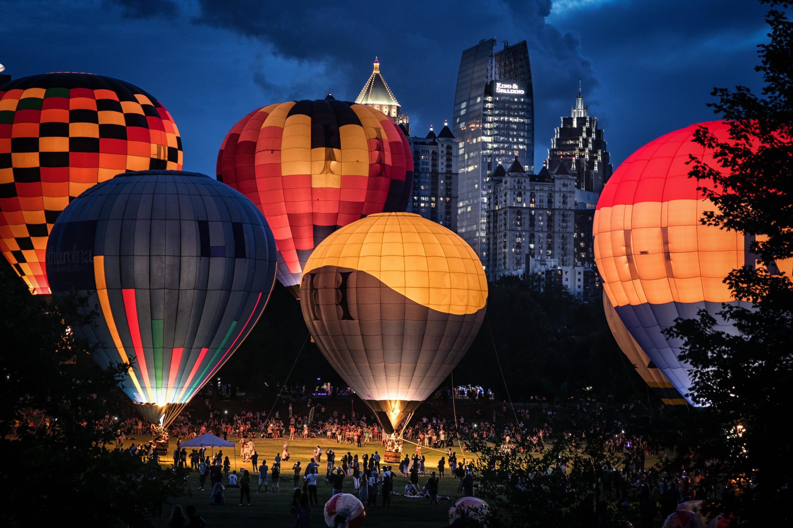 The Balloon Glow in Piedmont Park, Atlanta