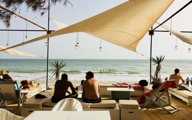 Beach view in Senegal