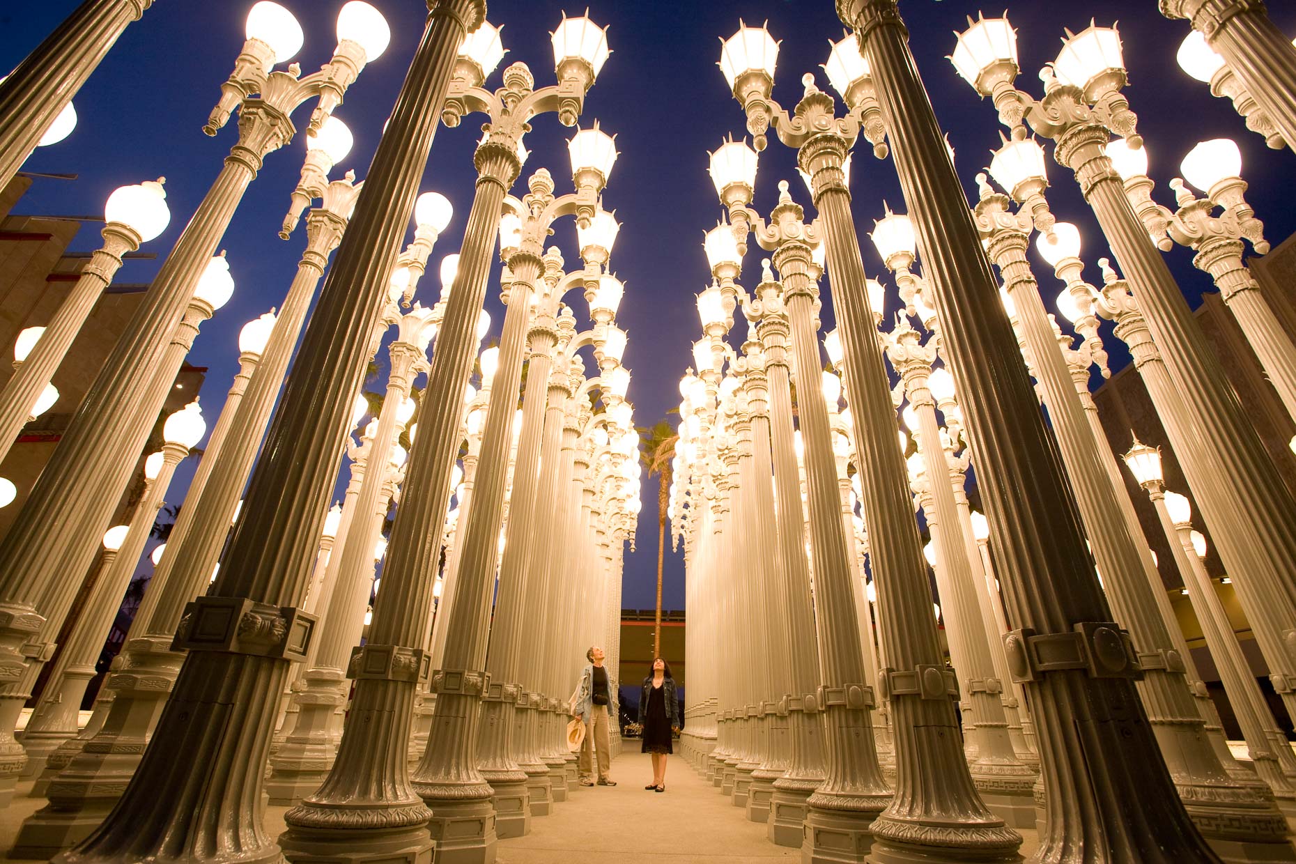 Street Lights at Los Angeles County Museum of Art