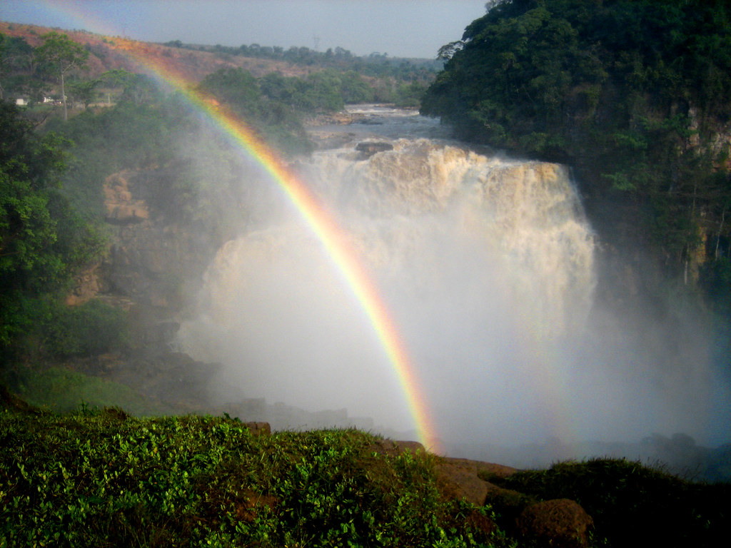 Zongo falls near Kinshasa