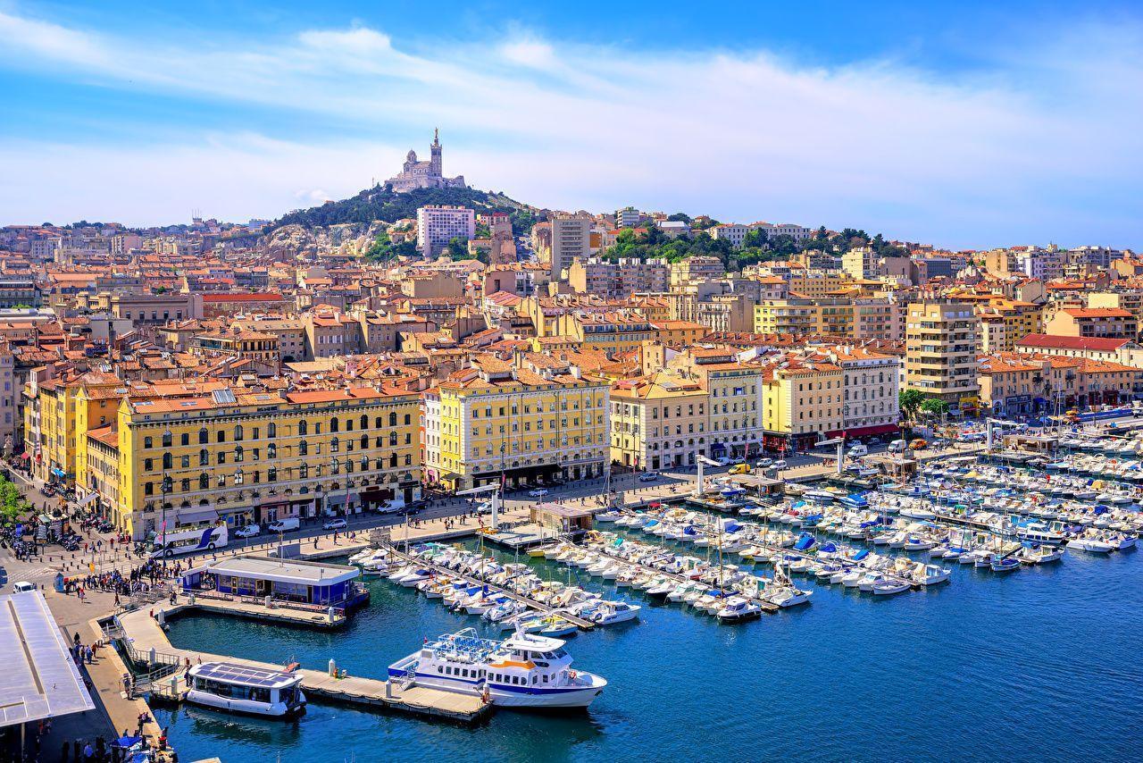 Marseille Port Harbour France