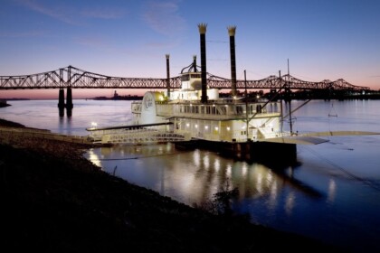 Casino Boat at Mississippi river