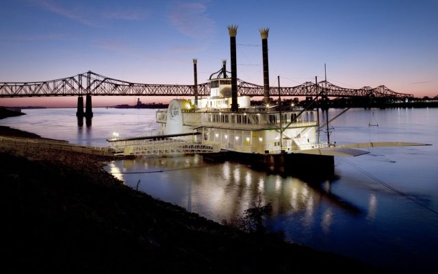 Casino Boat at Mississippi river