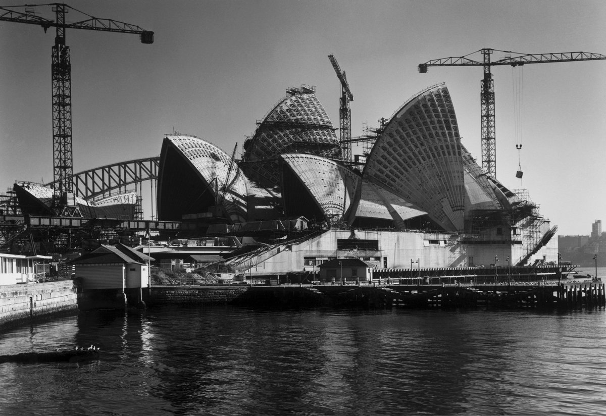 Construction of Opera House 1968