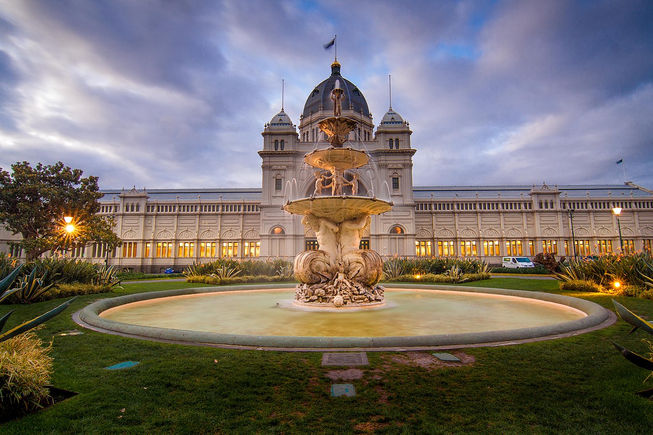 Royal Exhibition Building Evening View