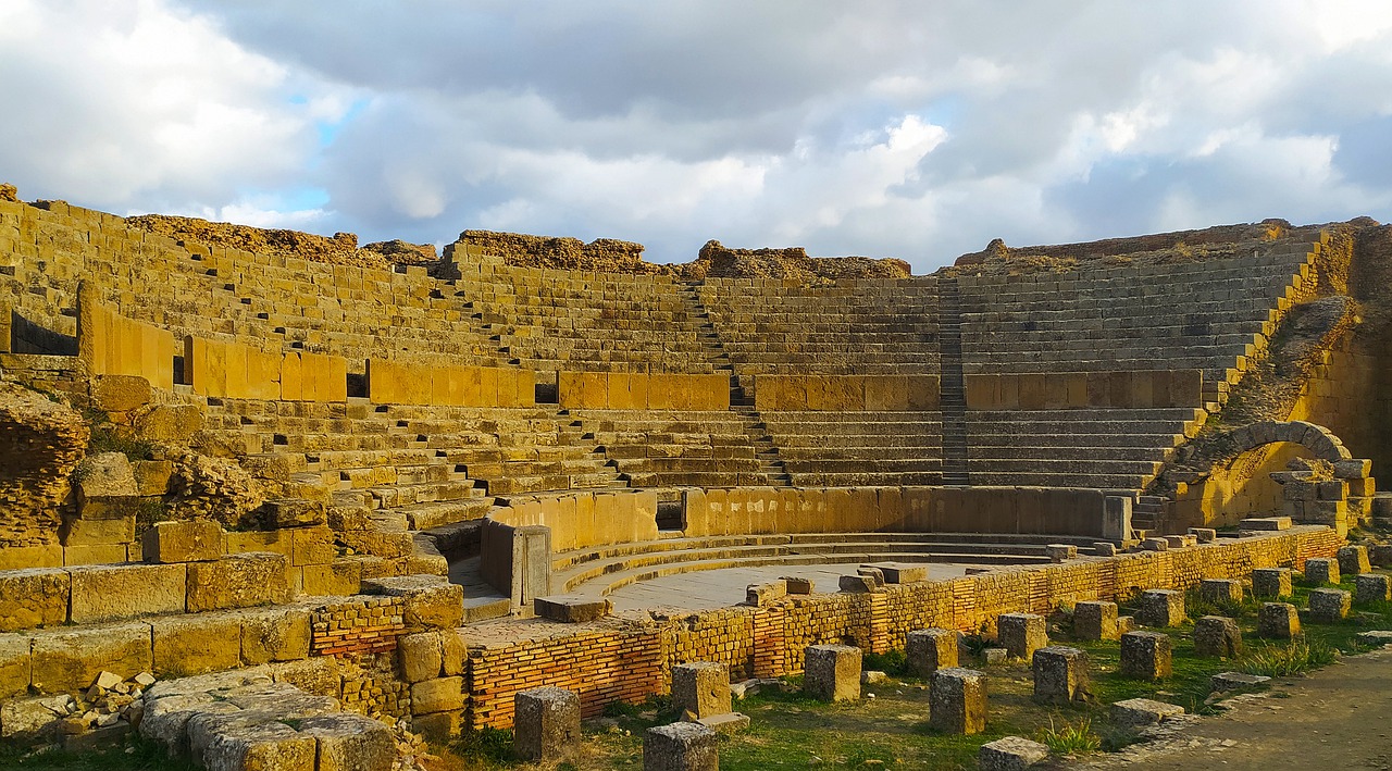 The Roman Theatre - Timgad