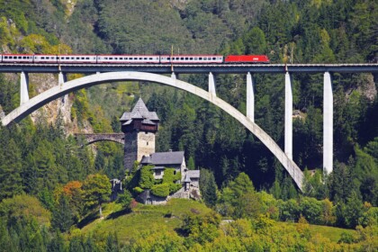 Beautiful View of the Railway