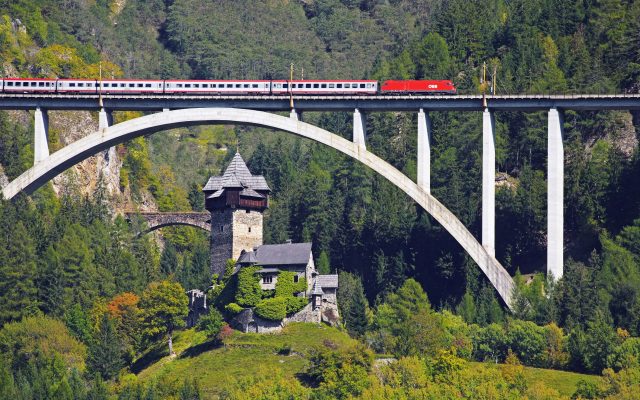 Beautiful View of the Railway