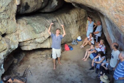 caves and snake rocks of Tsodilo