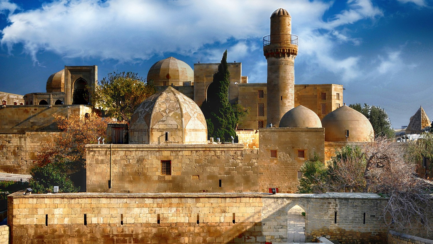 Walled City of Baku with the Shirvanshah's Palace and Maiden Tower