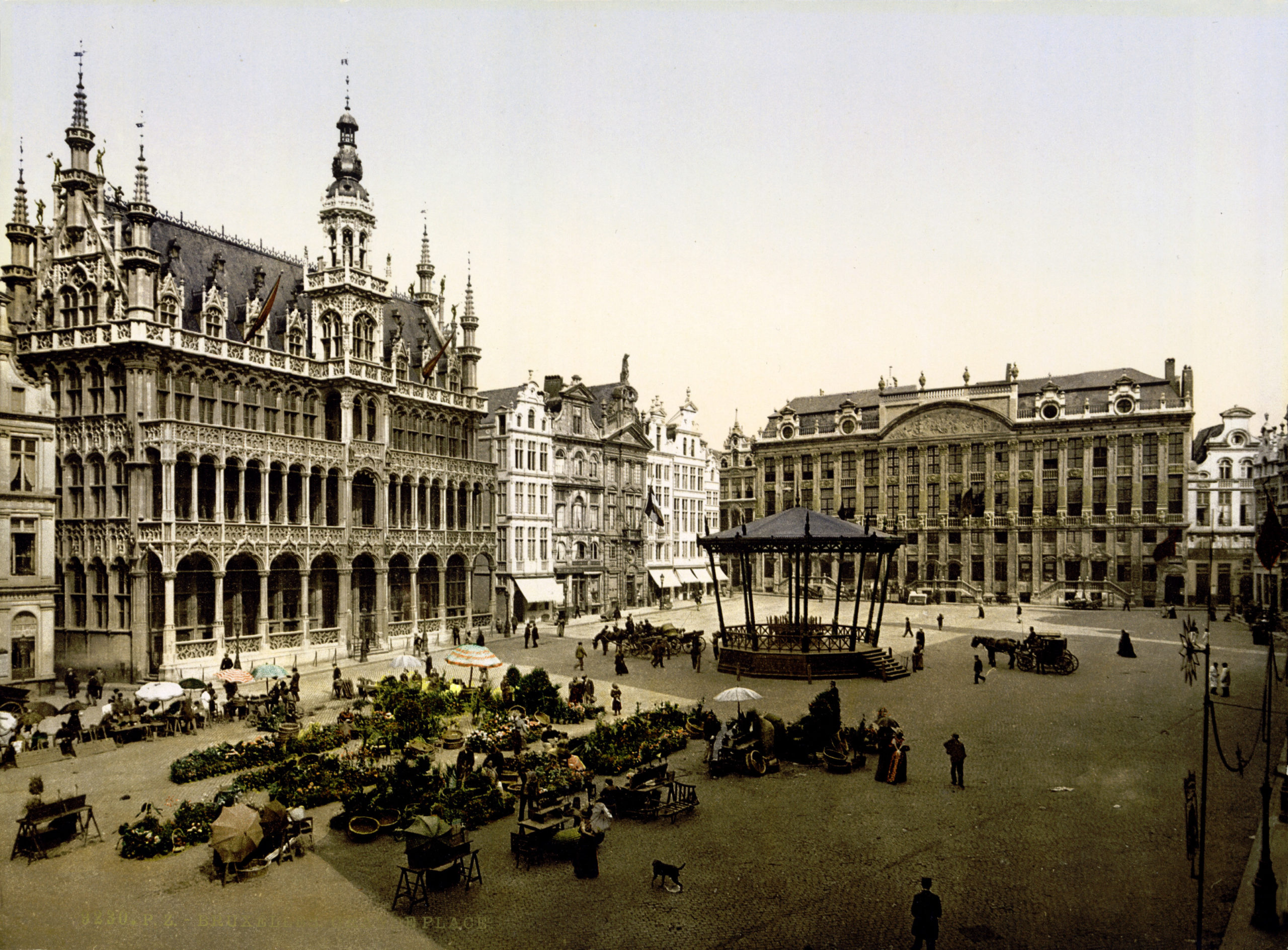 Historical Image of La Grand Place