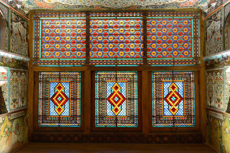 Intricate Artwork at the Khan's Palace