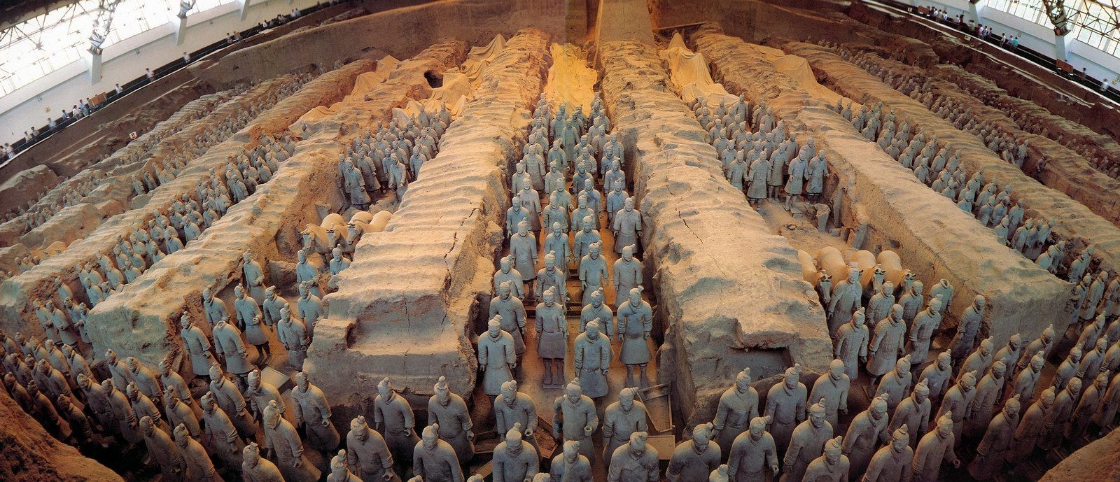 First Qin Emperor Statues