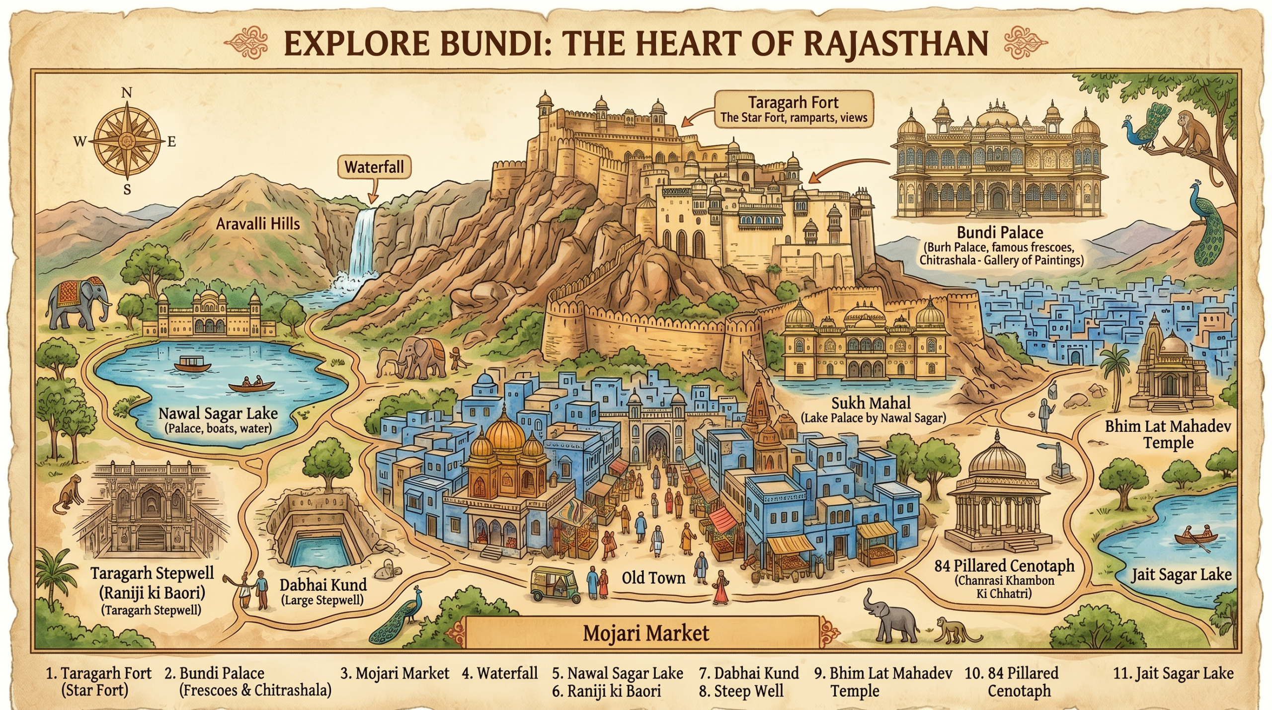 Explore Bundi With Indiaimagine / Ai representation
