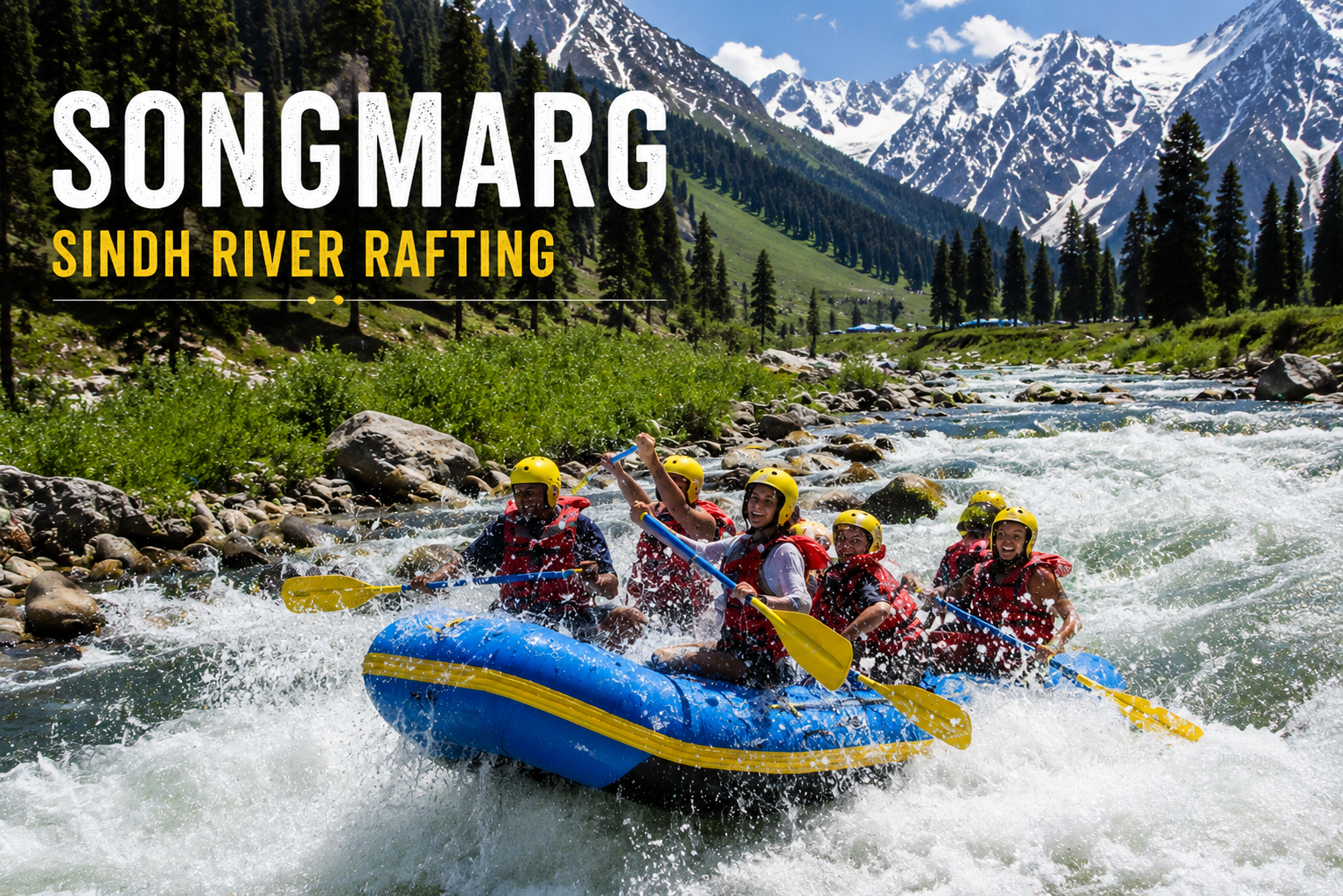 Enjoy Rafting At Sindh River, Sonmarg