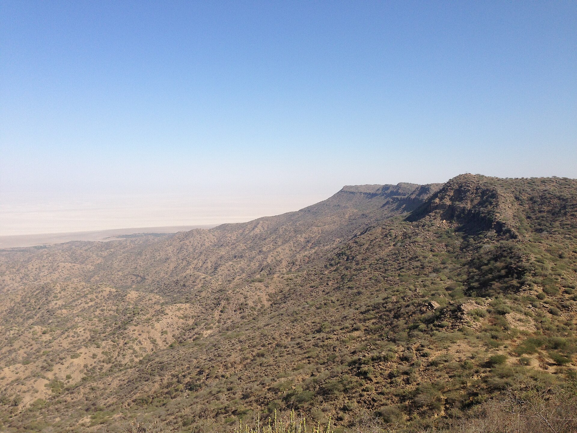 View of the Rann of Kutch from Kalo Dungar, the Black Hill