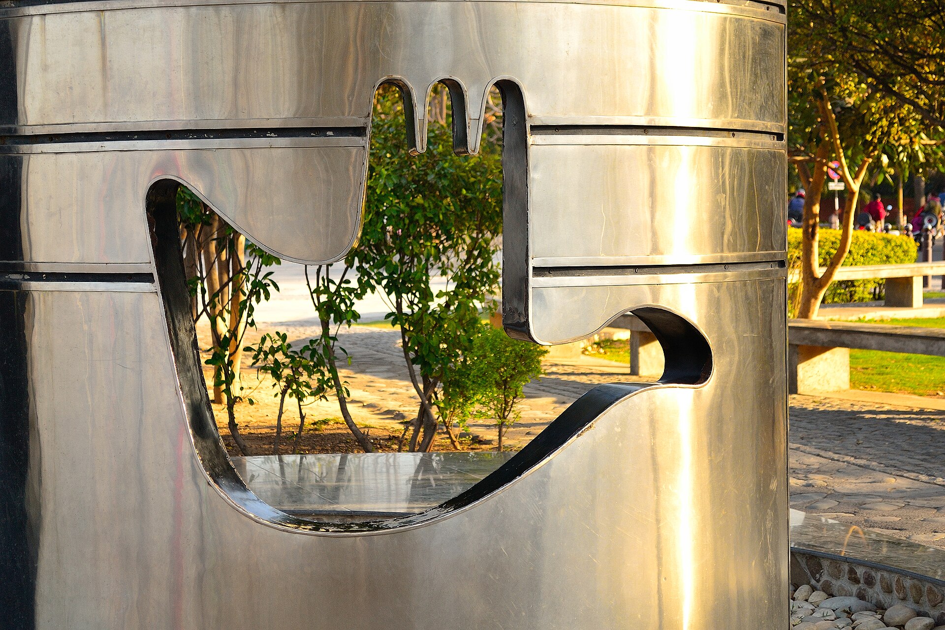 The Open Hand Monument at the Capitol Complex Chandigarh