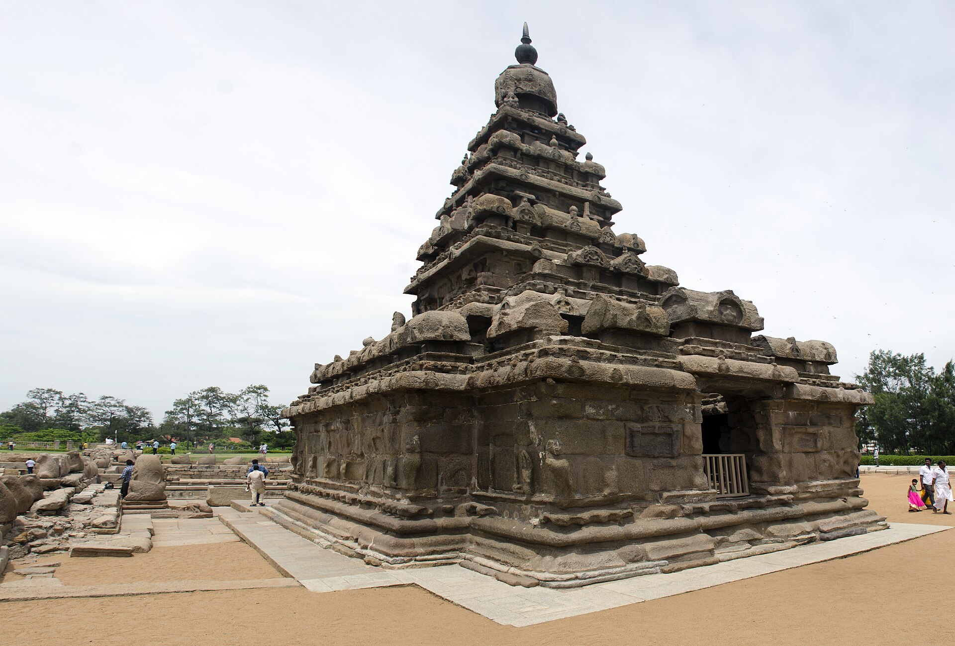 Shore Temple at Mahabalipuram near the beach resorts used for weddings