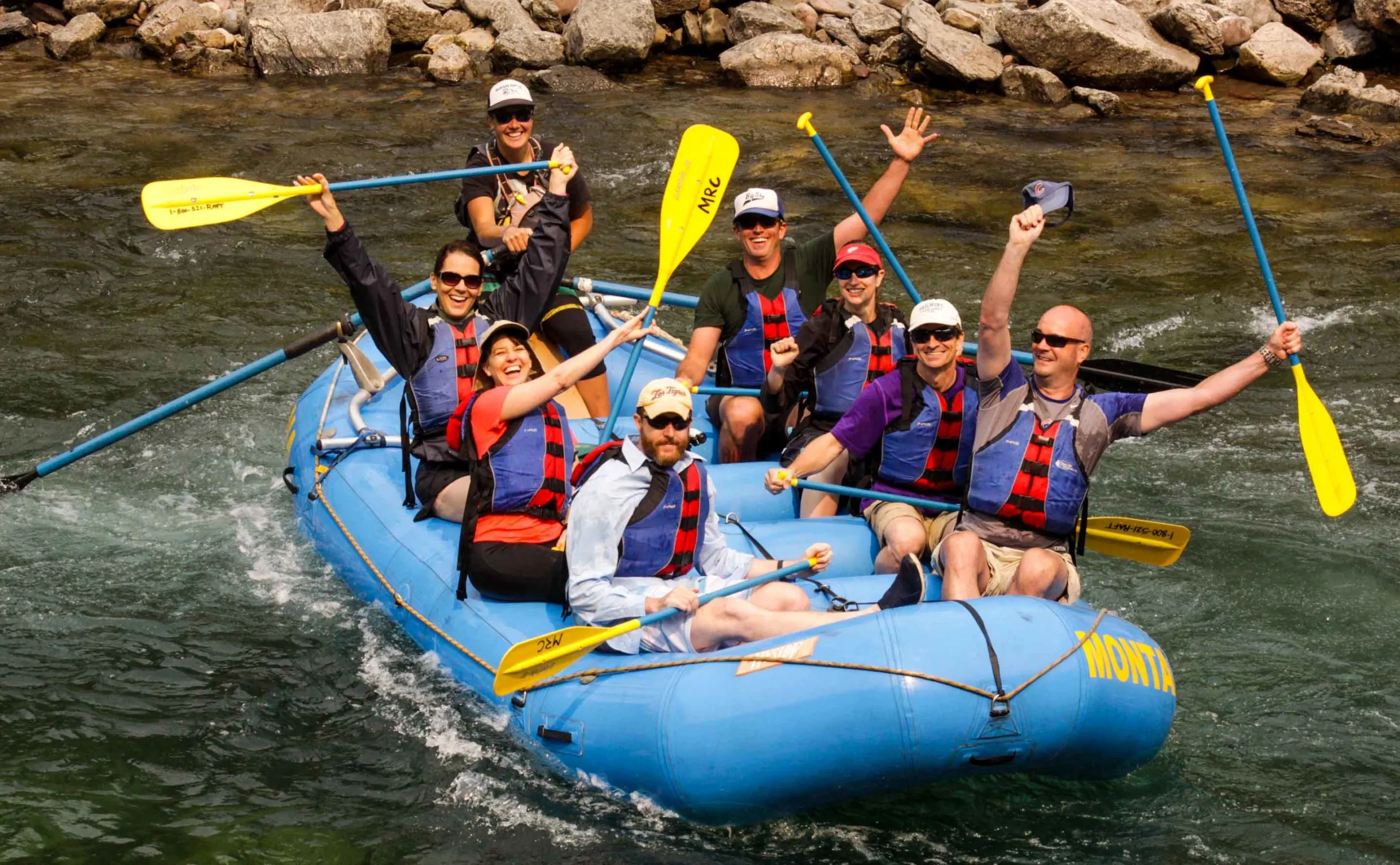 River Raft adventures in Tasmania