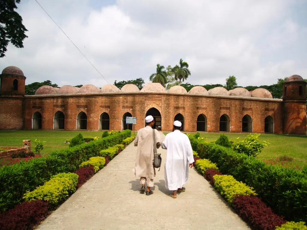 People at Mosque City of Bagerhat 