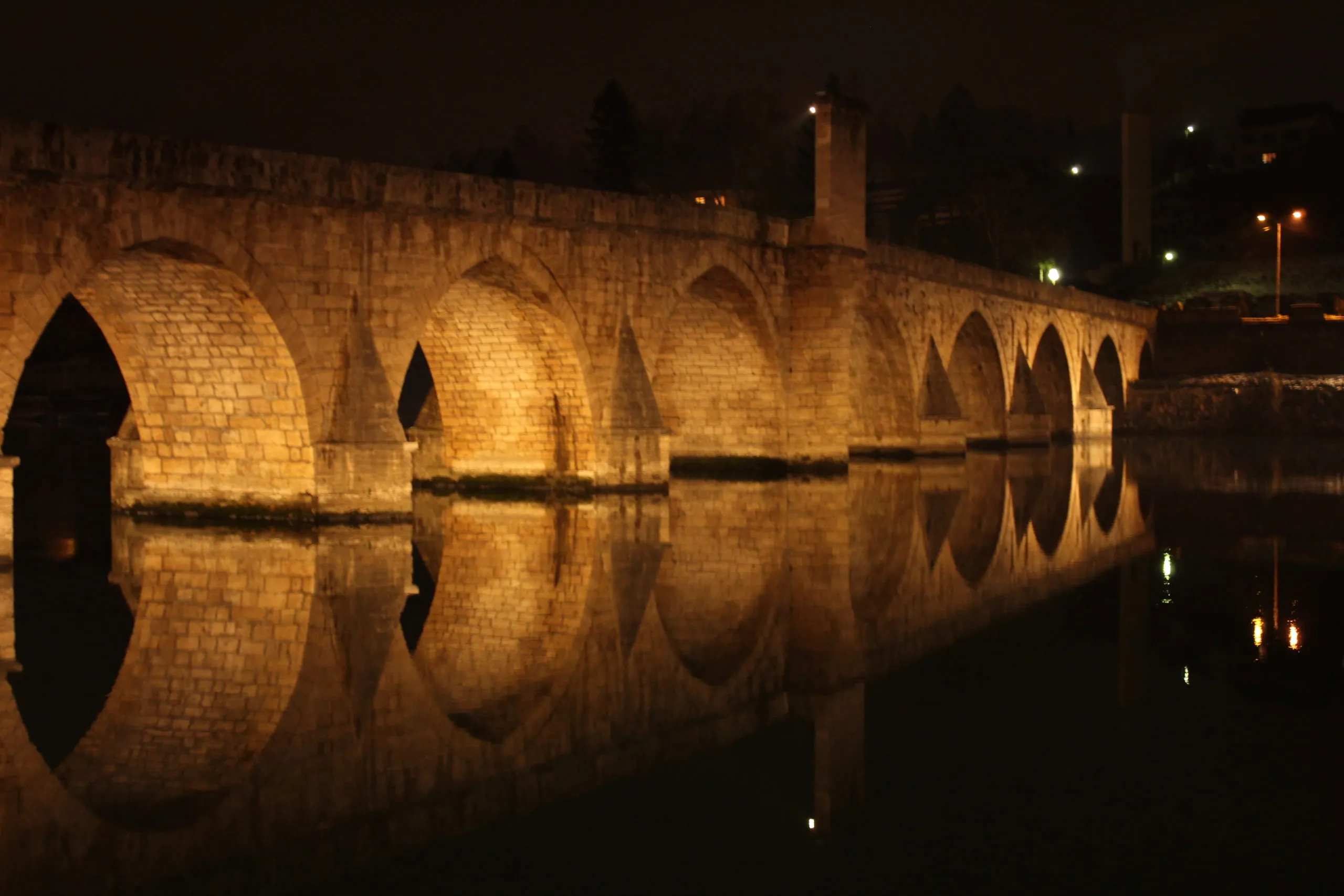 Mehmed Paša Sokolović Bridge Night